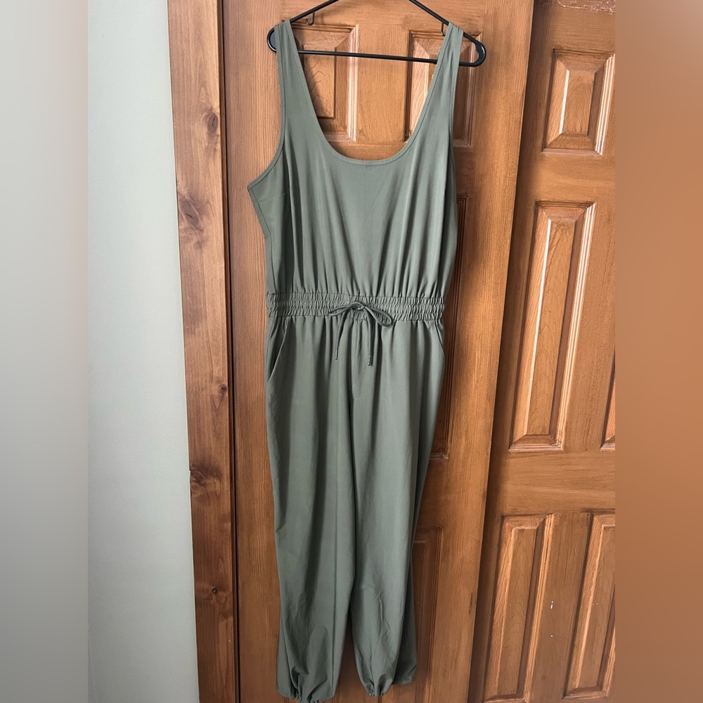 Abercrombie Olive Green Jumpsuit